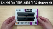 RAM Crucial DDR5 32 GB (2x16 GB) 6000 MHz (CP2K16G60C36U5B) - 2