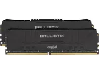 Crucial Ballistix Black DDR4-3200 32 GB (2x16 GB) Desktop Memory (BL2K16G32C16U4B)